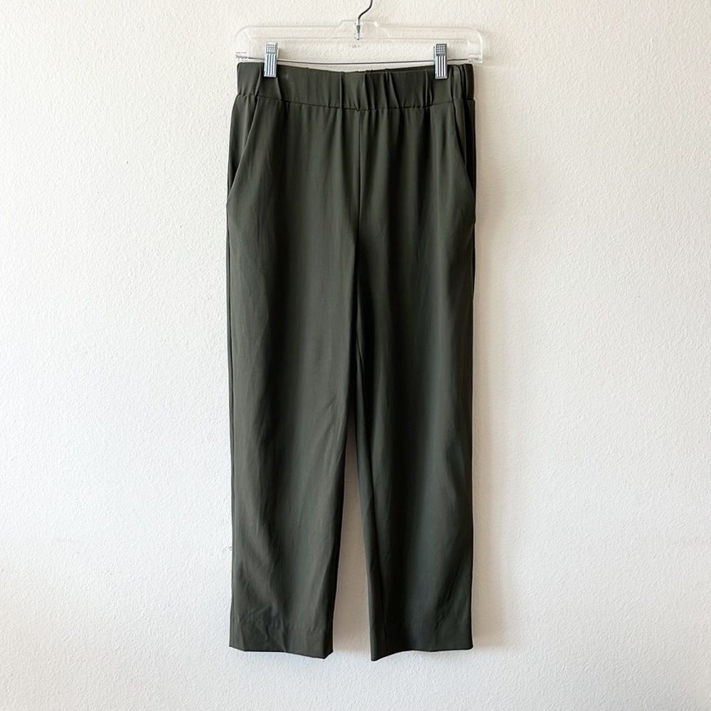 COS High Waist Cropped Lightweight Trousers